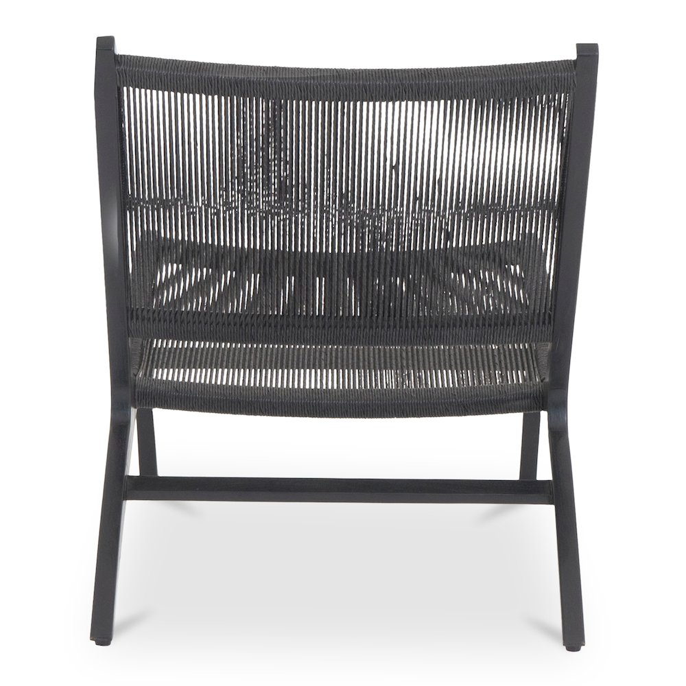 Palma Outdoor Lounge Chair Black