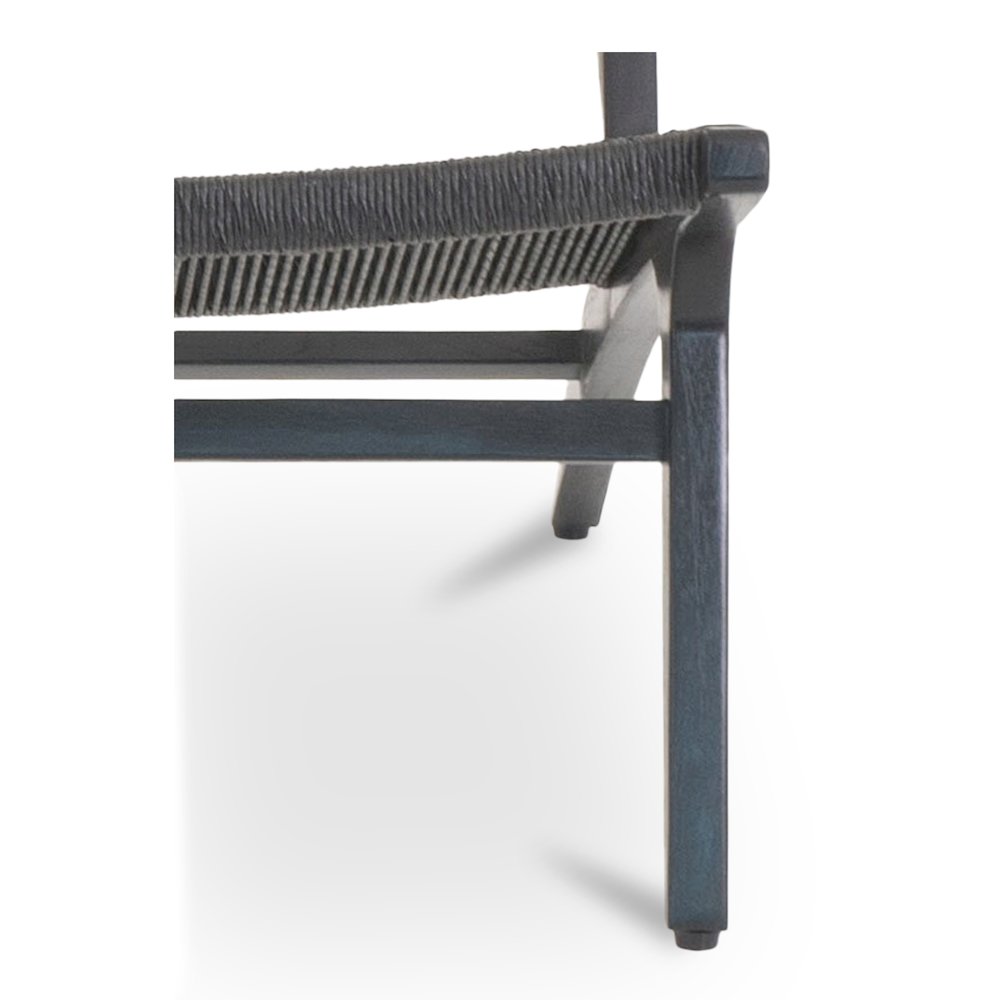 Palma Outdoor Lounge Chair Black