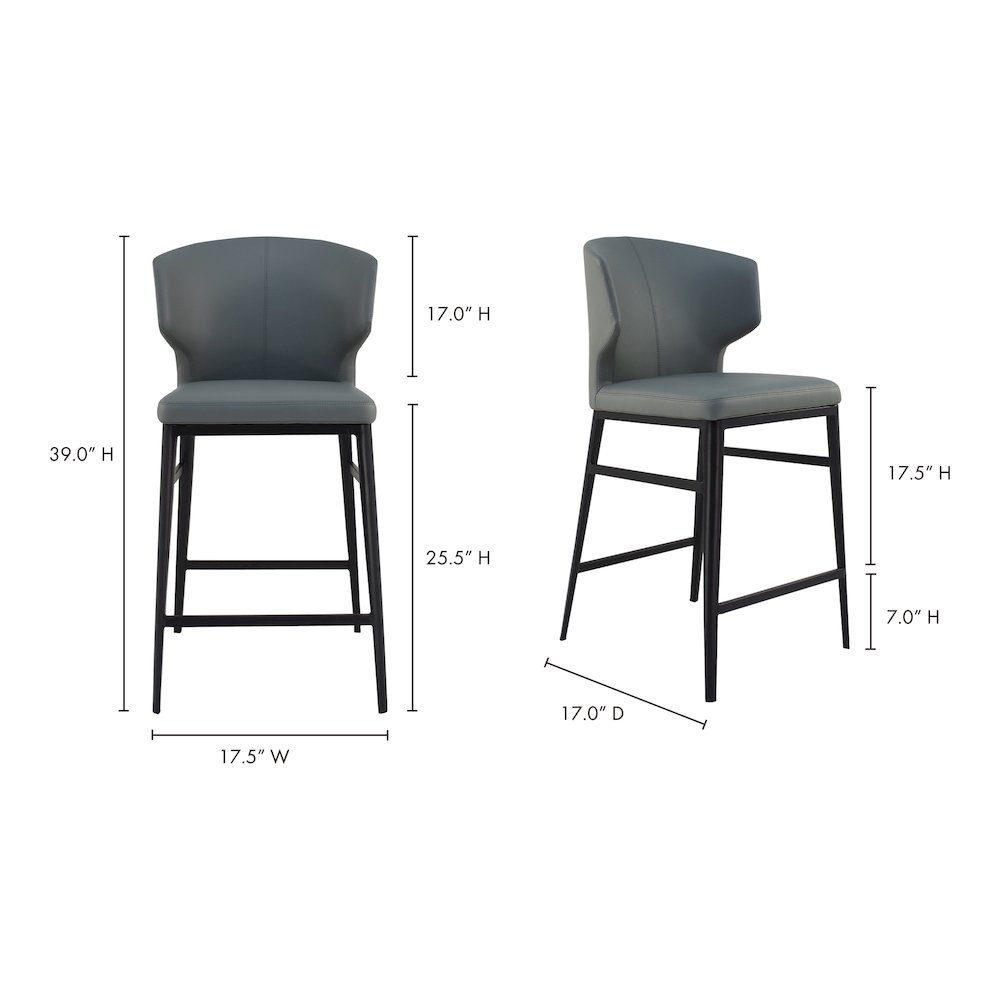 Delaney Counter Stool Grey