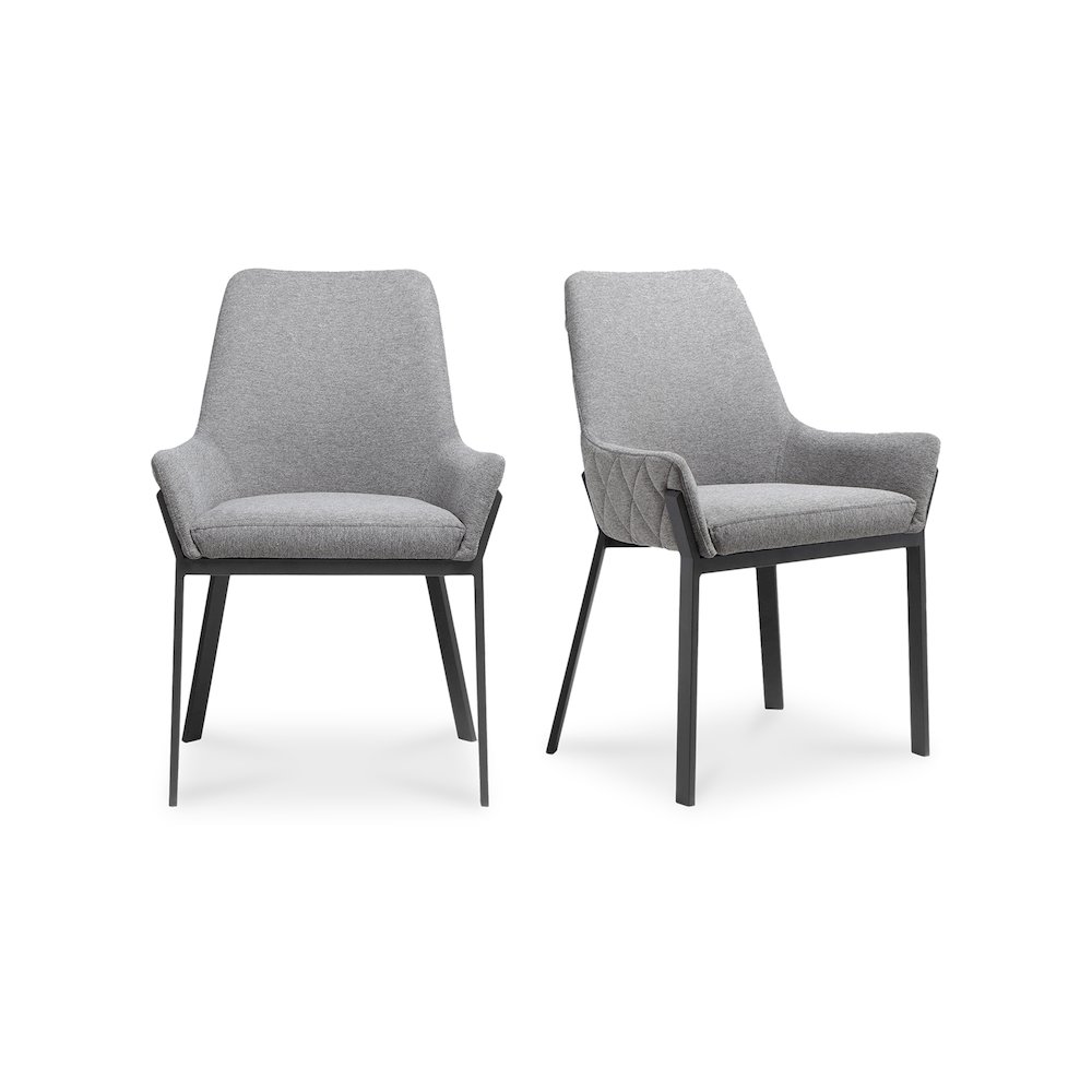 Lloyd Dining Chair Dark Grey – Set Of Two