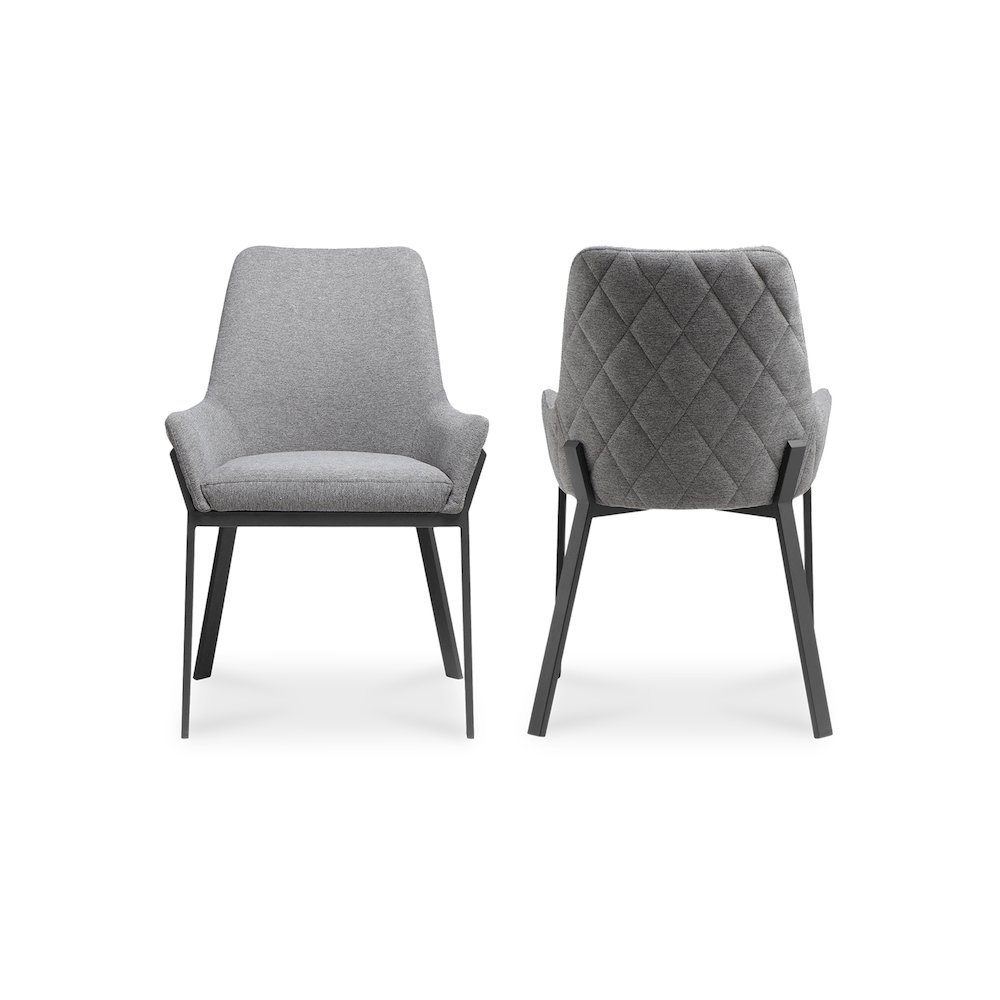 Lloyd Dining Chair Dark Grey – Set Of Two