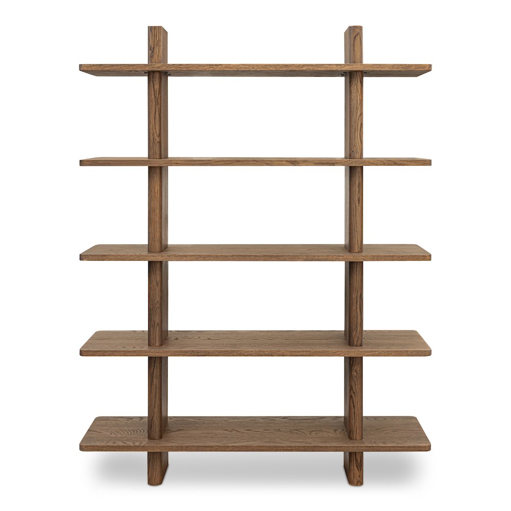 Casey Large Bookcase Dark Brown