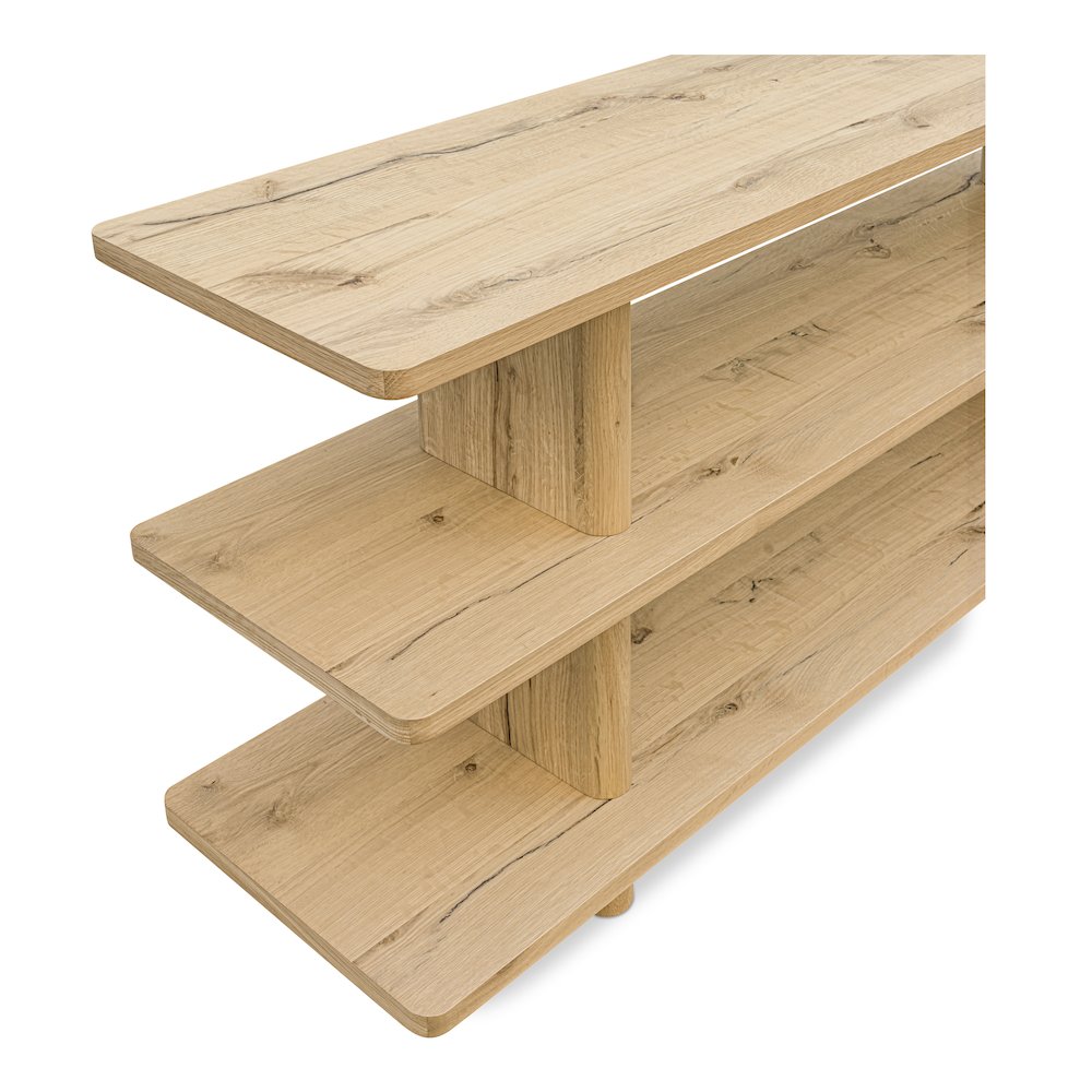 Casey Small Bookcase Rustic Oak