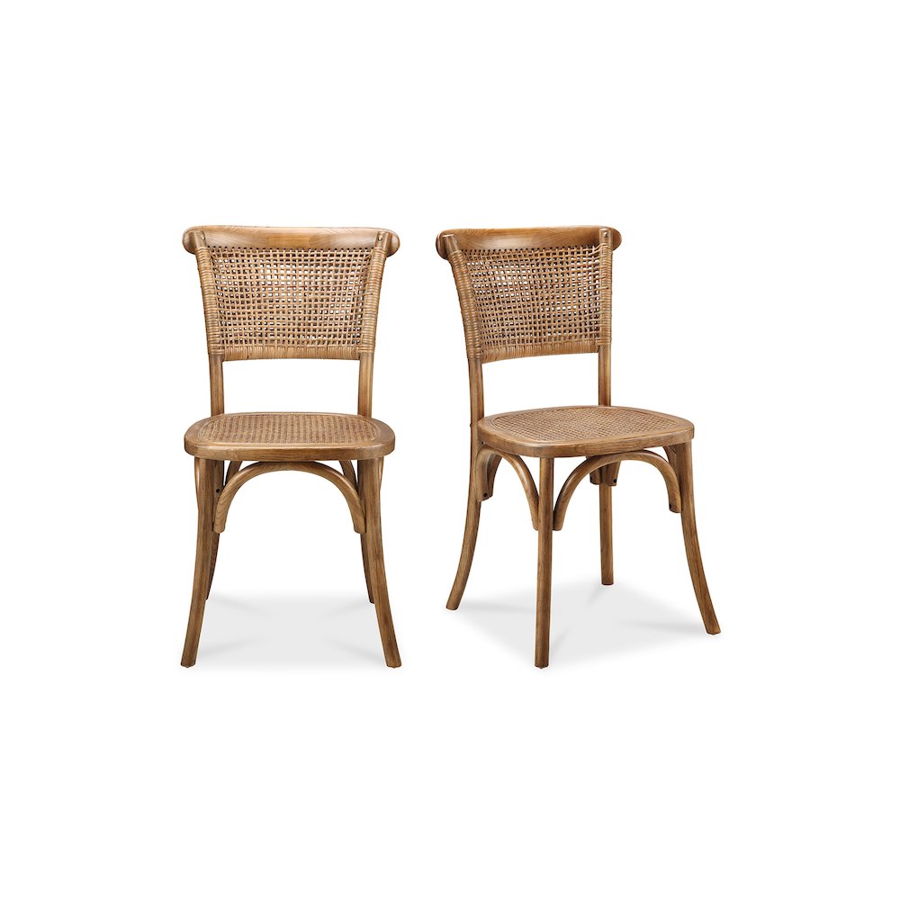 Churchill Dining Chair Light Brown – Set Of Two