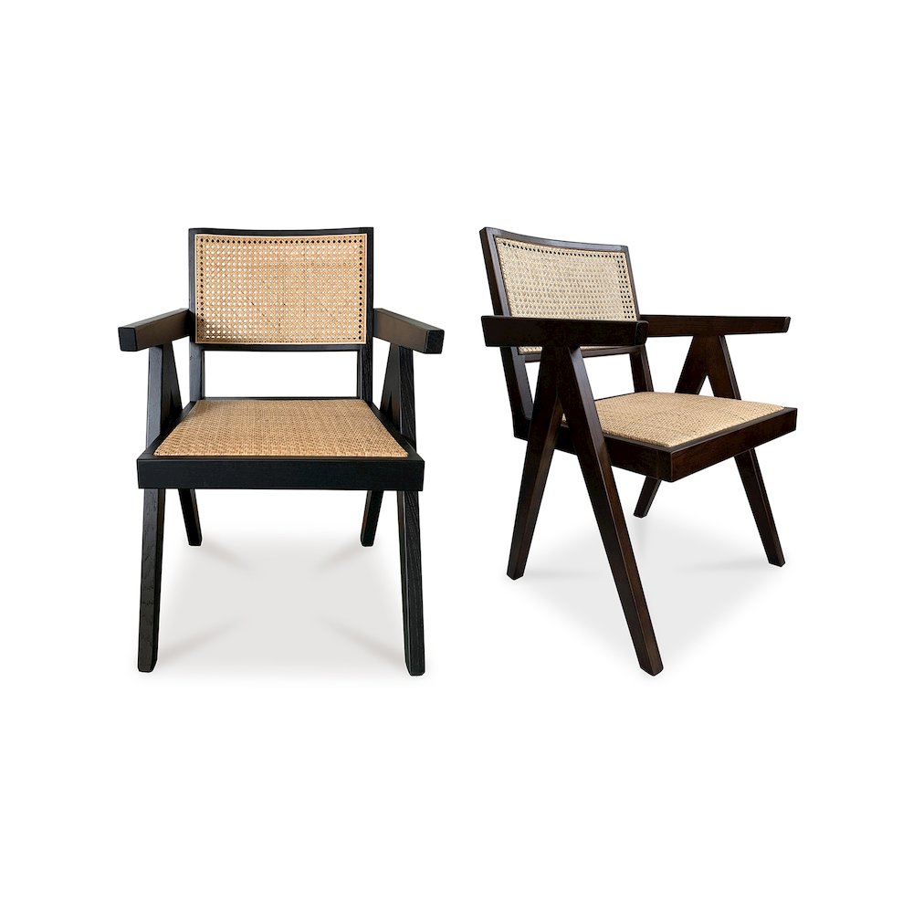 Takashi Chair Dark Brown – Set Of Two