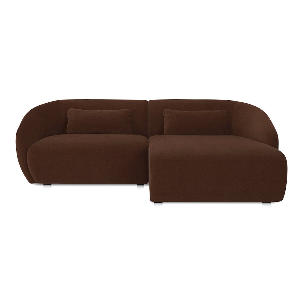 Amelia Nook Modular Right Sectional Chestnut