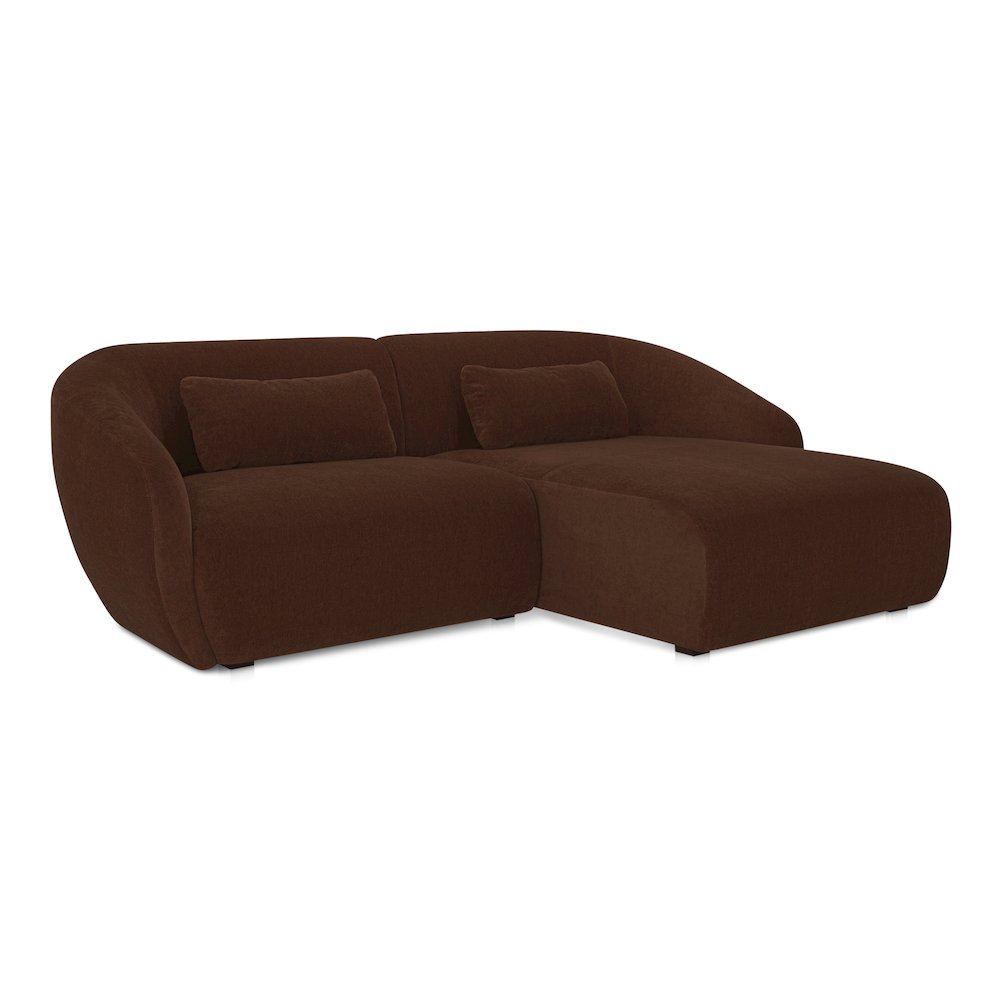 Amelia Nook Modular Right Sectional Chestnut