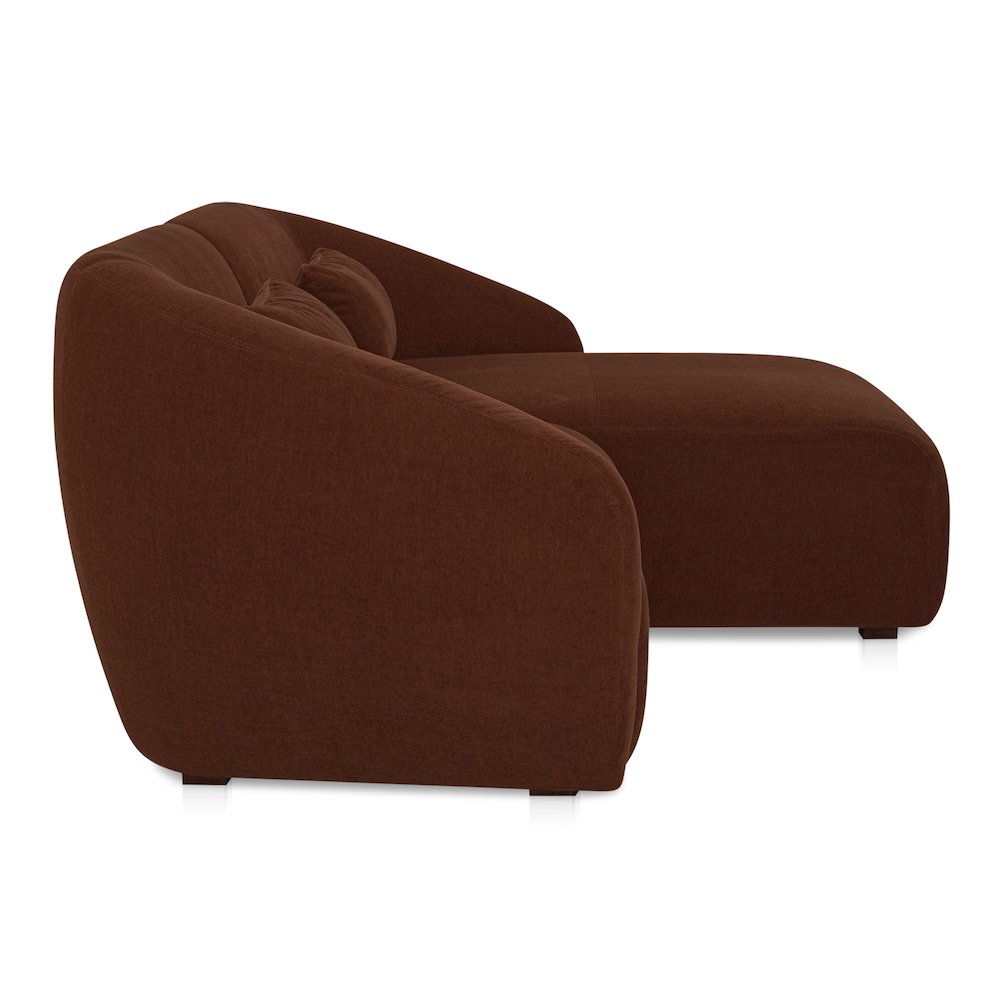 Amelia Nook Modular Right Sectional Chestnut