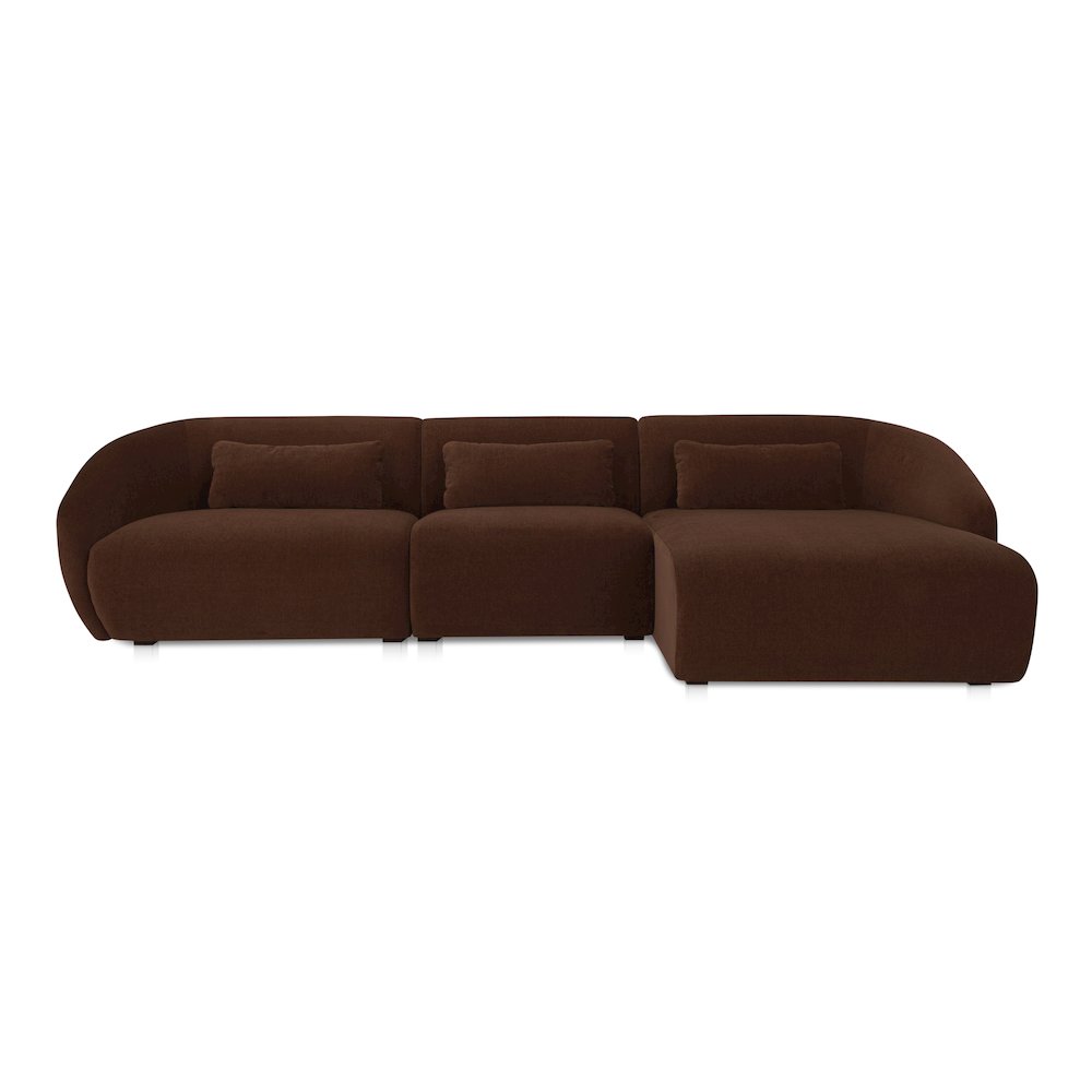 Amelia Lounge Modular Right Sectional Chestnut