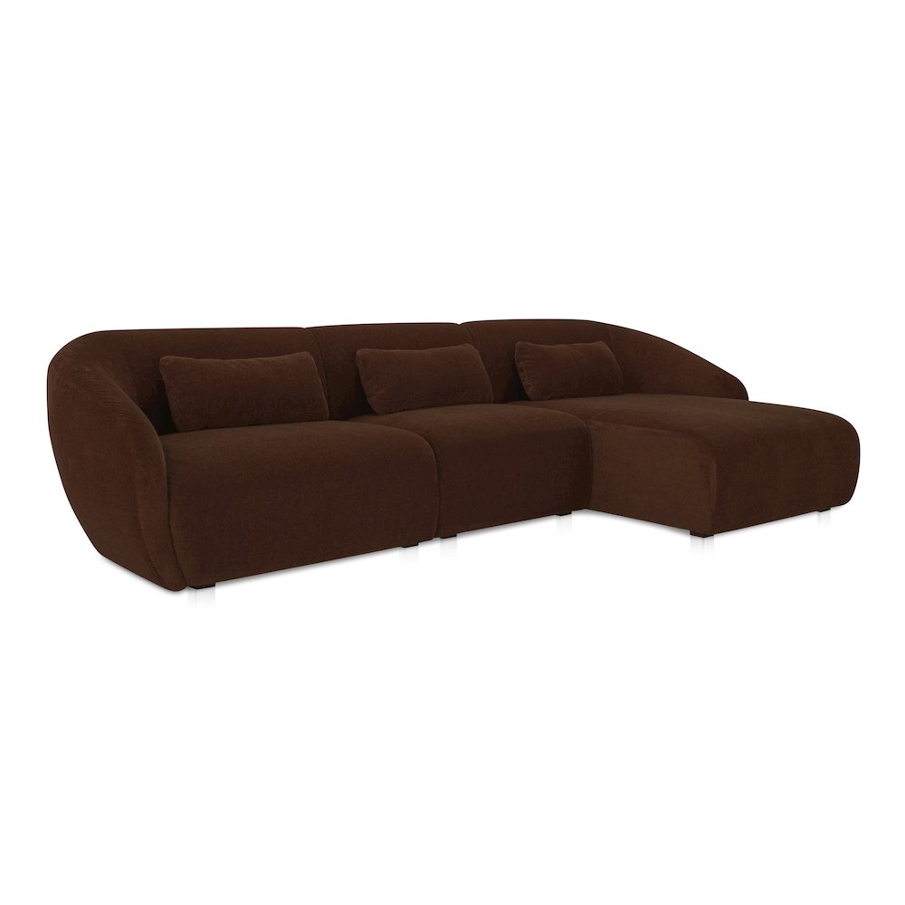 Amelia Lounge Modular Right Sectional Chestnut