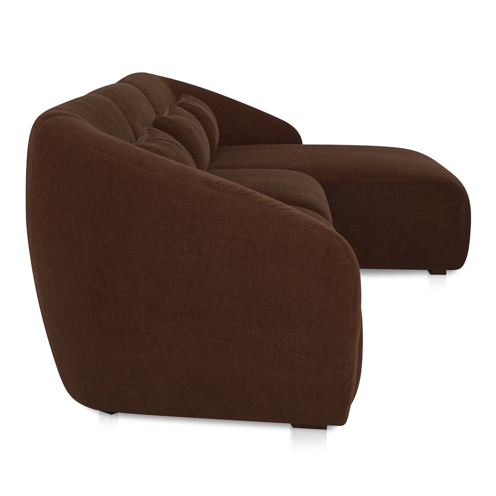 Amelia Lounge Modular Right Sectional Chestnut