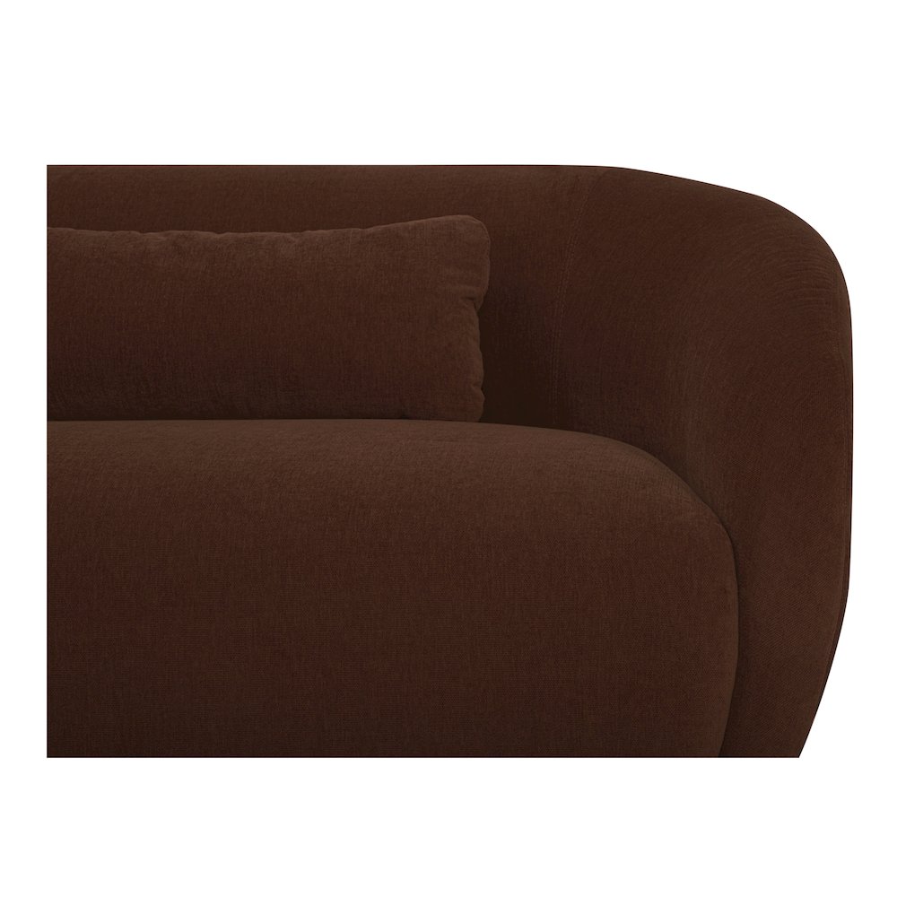 Amelia Classic L-Shaped Modular Left Sectional Chestnut