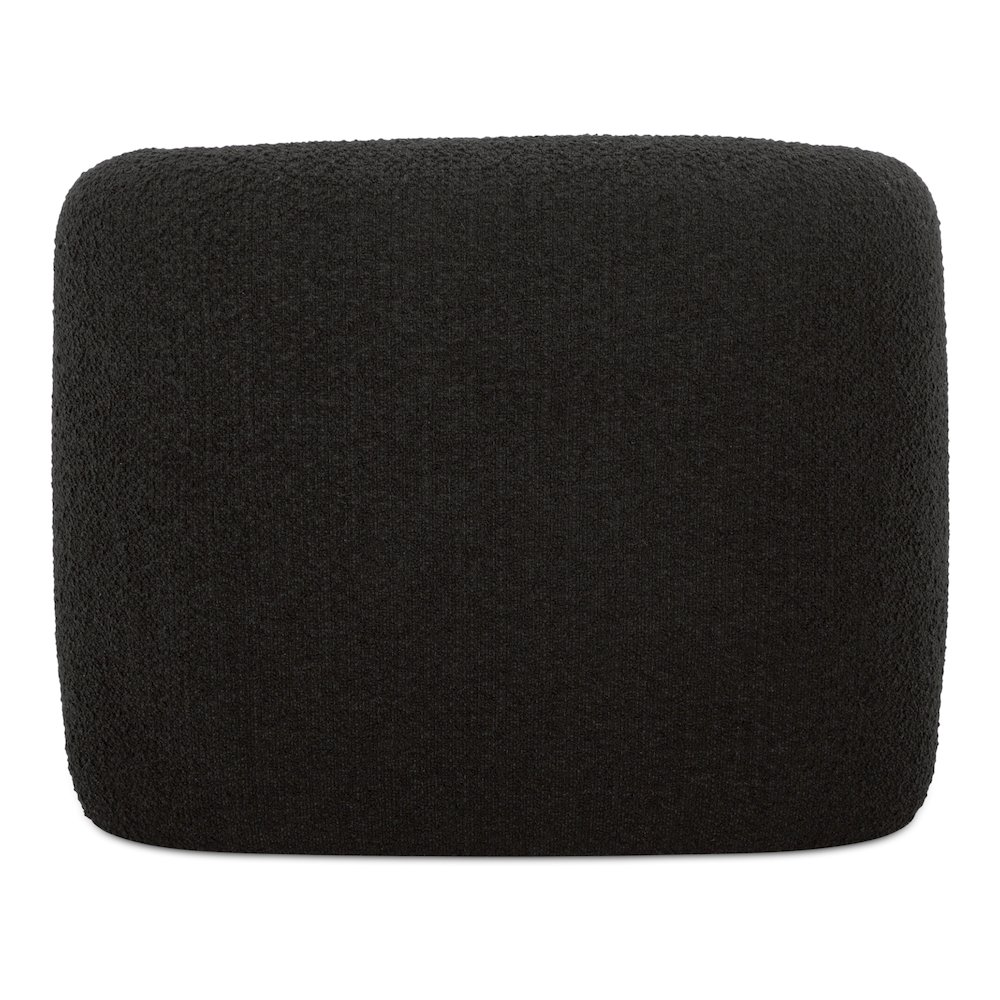 Faye Accent Chair Black Boucle
