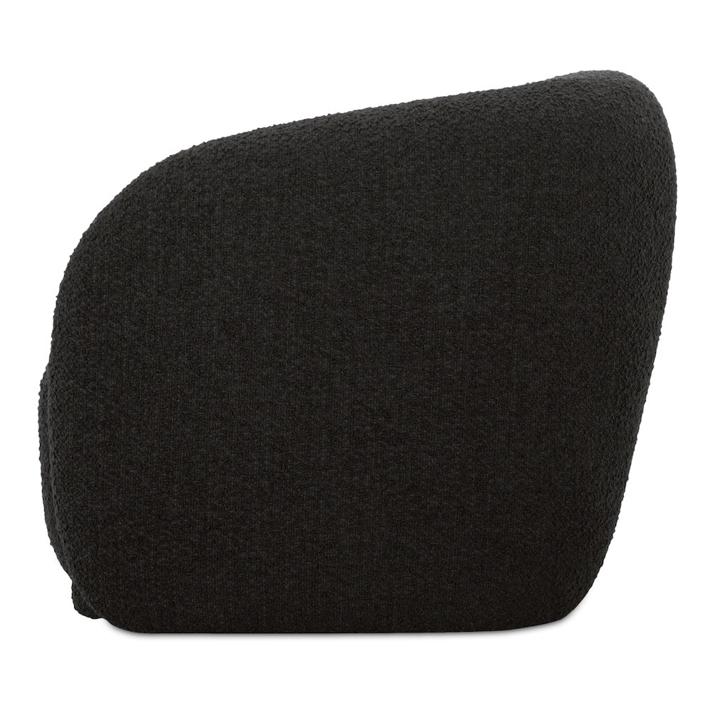 Faye Accent Chair Black Boucle