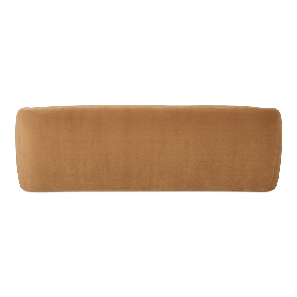 Faye Sofa Tan Faux Mohair
