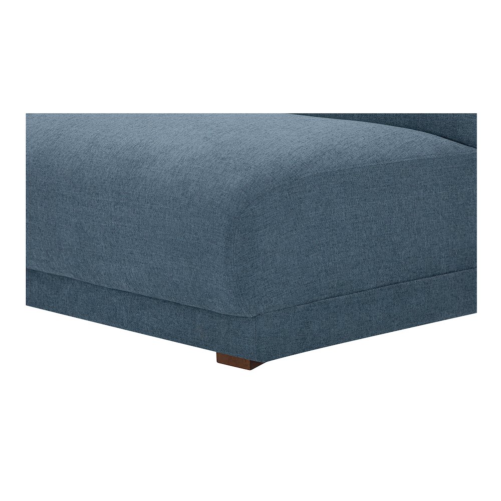 Fraser Wedge Slipper Chair Deep Blue