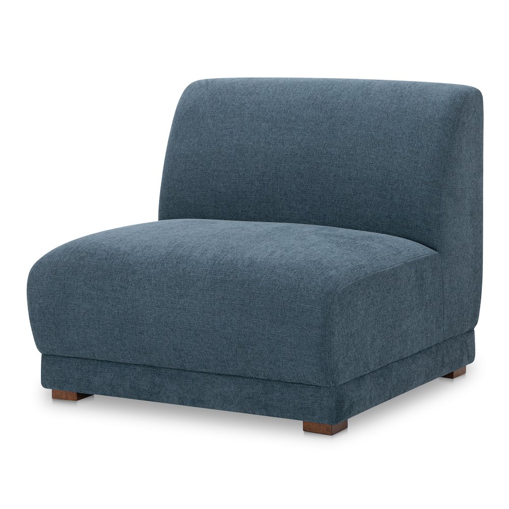Fraser Slipper Chair Deep Blue