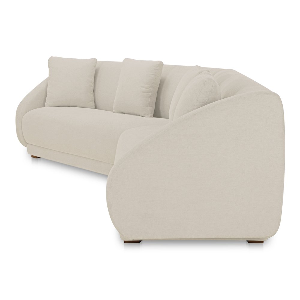 Fraser 2 Piece Modular Sofa White
