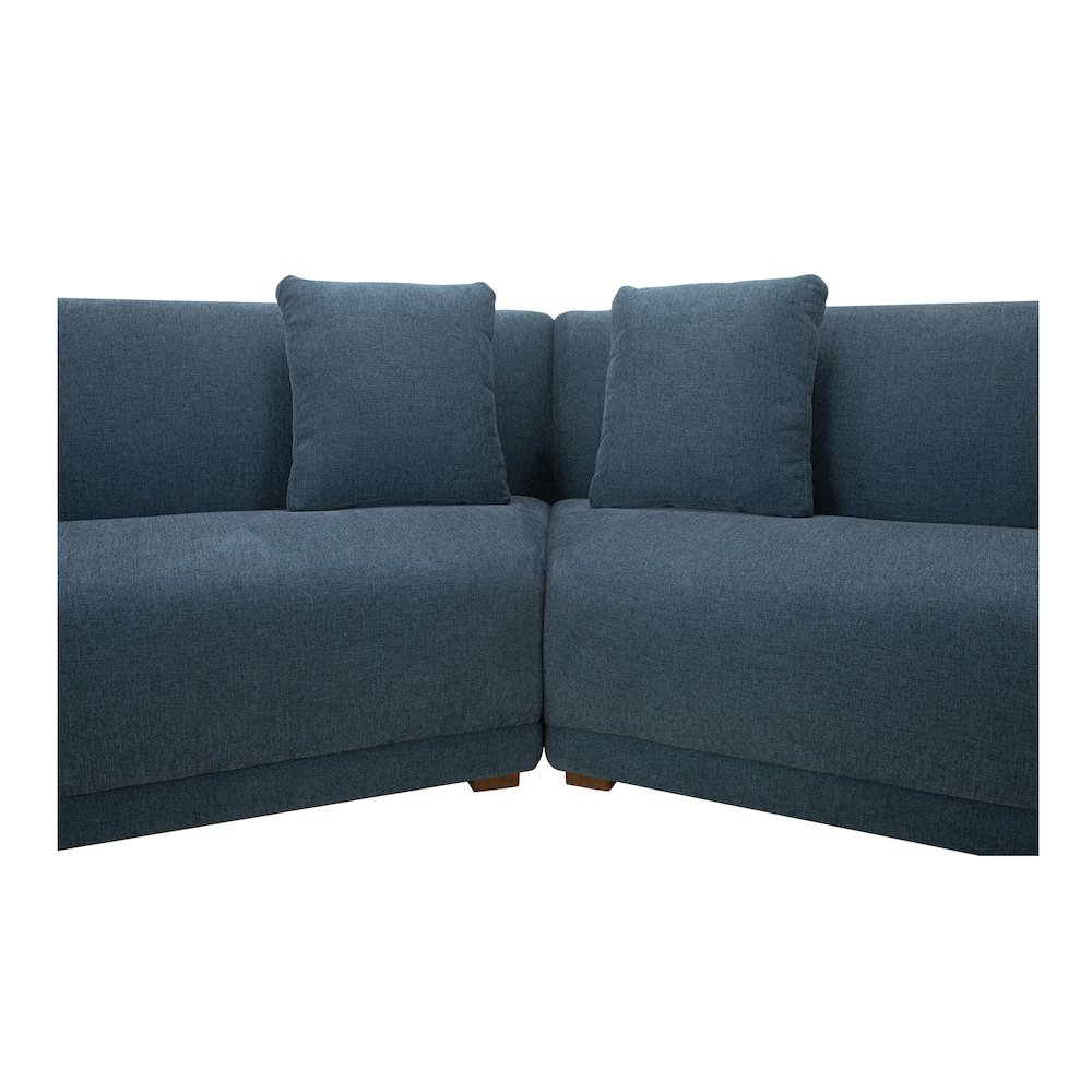 Fraser 2 Piece Modular Sofa Deep Blue