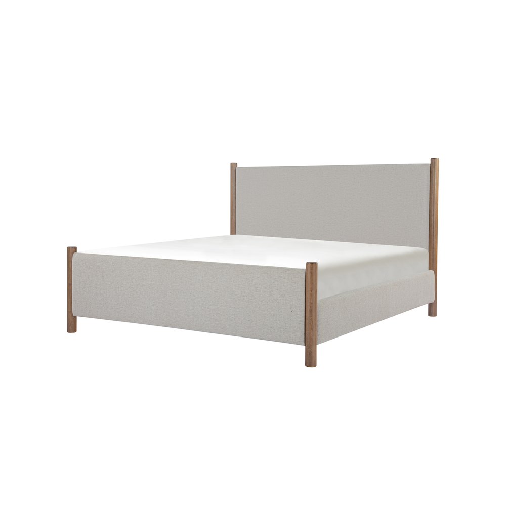 Warren King Bed Beige