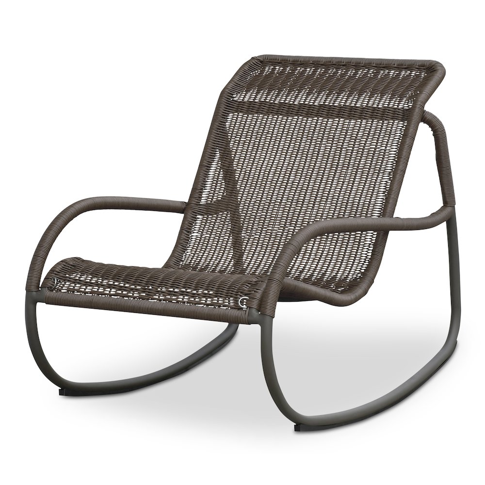 Lyra Outdoor Rocking Chair Brown