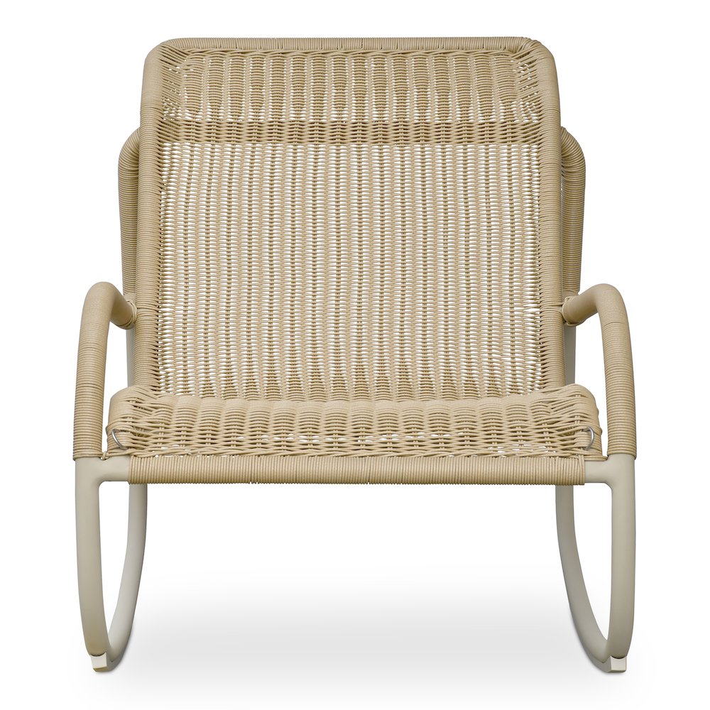 Lyra Outdoor Rocking Chair Beige