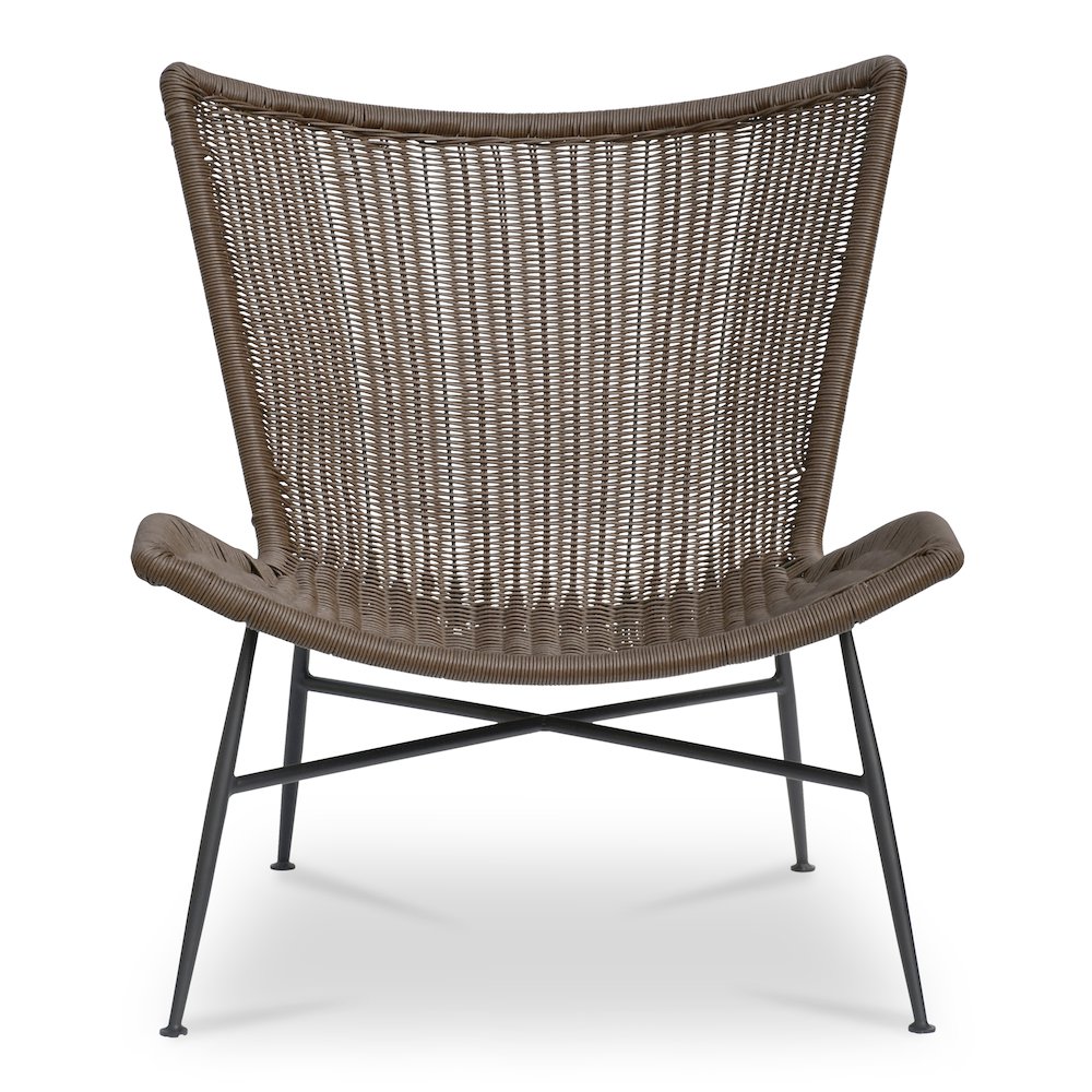 Paige Outdoor Accent Chair Brown