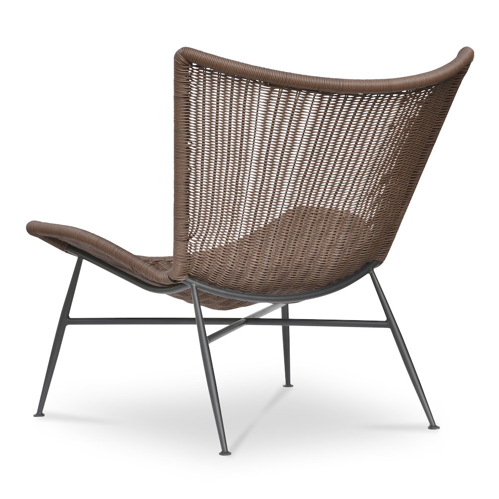 Paige Outdoor Accent Chair Brown