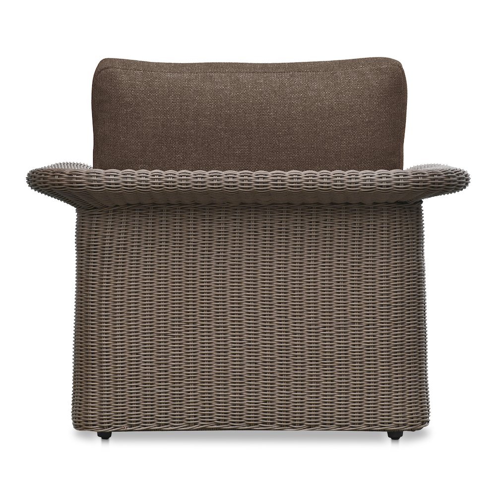 Meredith Outdoor Accent Chair Brown
