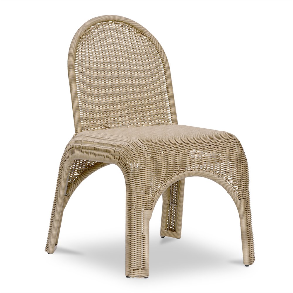 Kendall Outdoor Dining Chair Natural-Set of Two