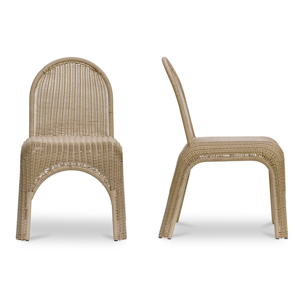 Kendall Outdoor Dining Chair Natural-Set of Two