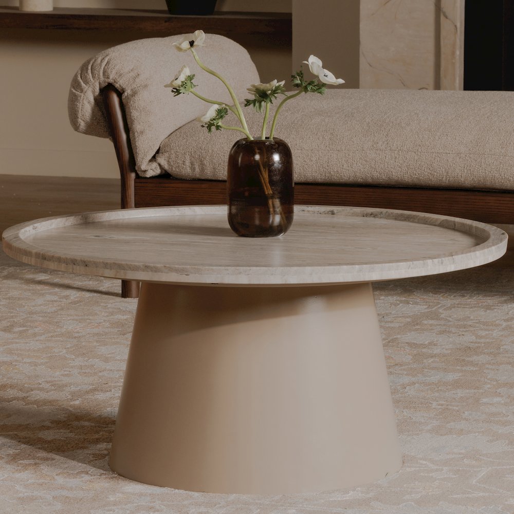 Kimberley Coffee Table White Marble