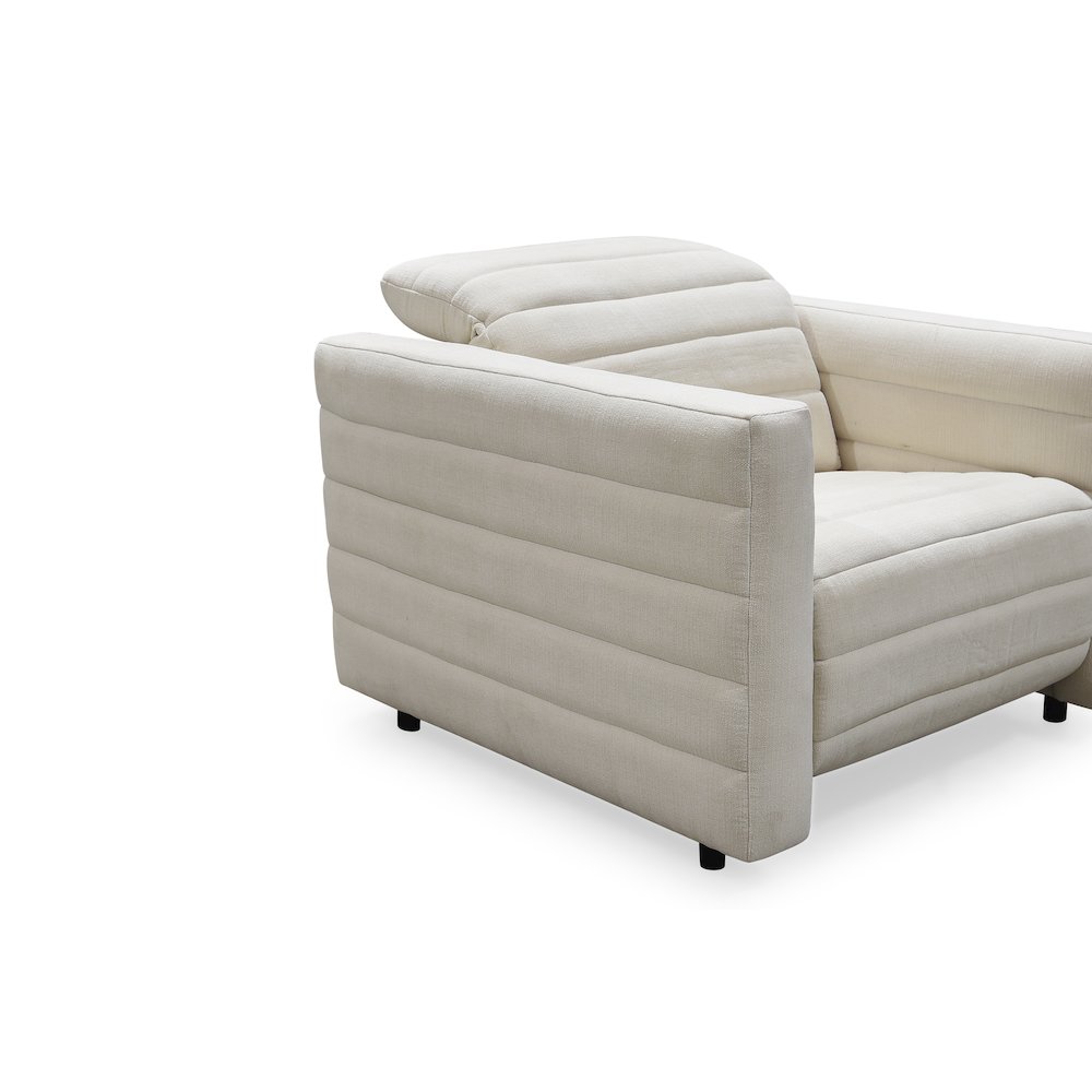 Juno Power Recliner Chair Off White