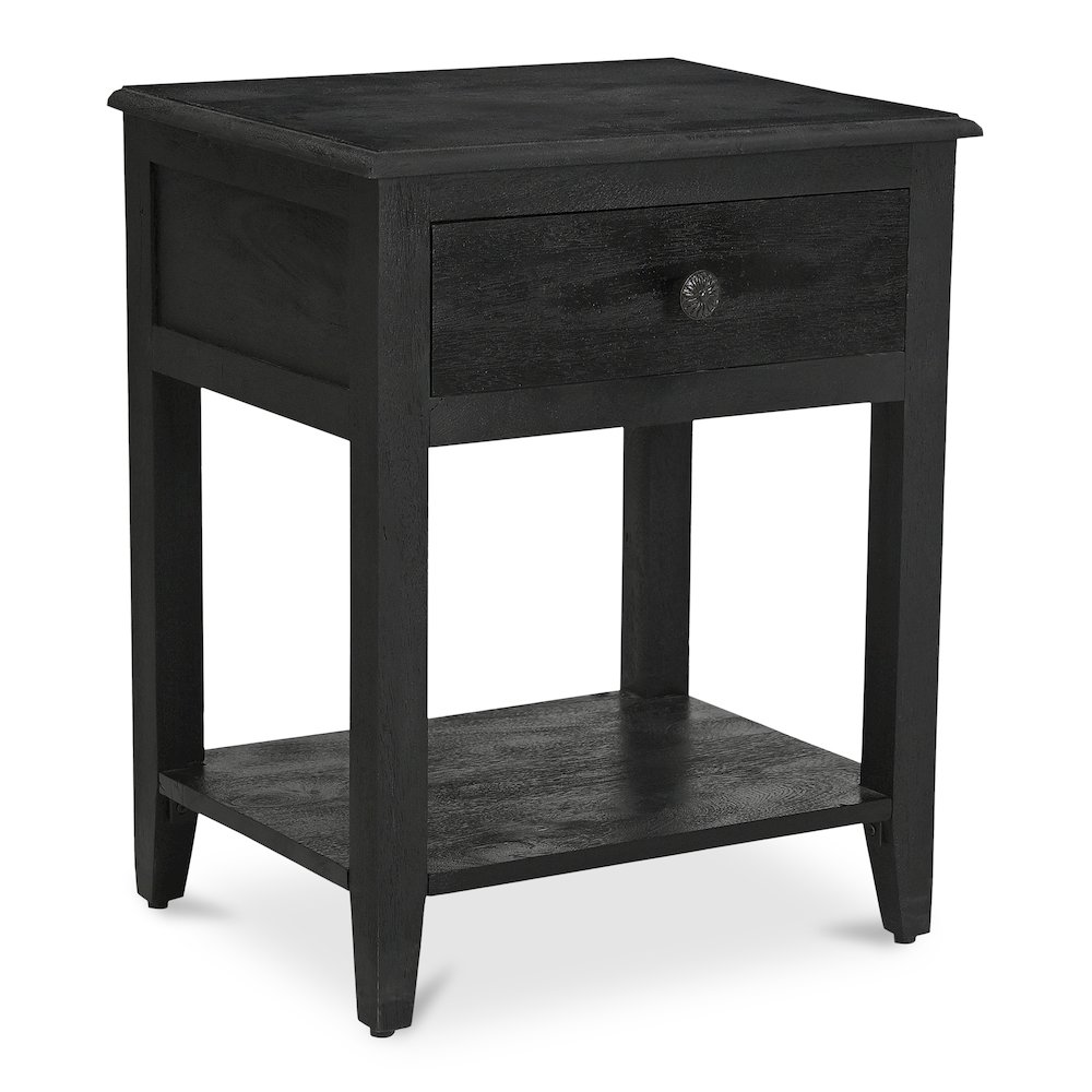 Corrine Nightstand Antique Black