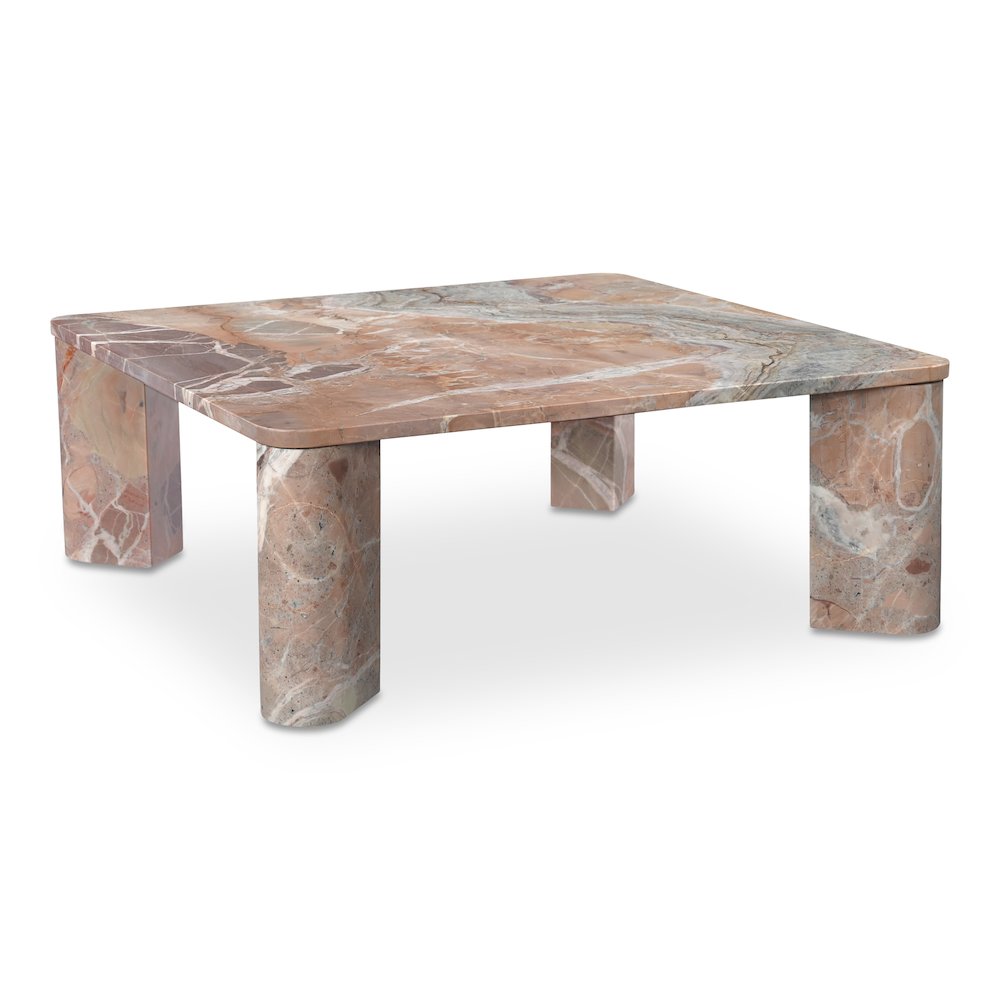 Segment Coffee Table Orange Levante Marble