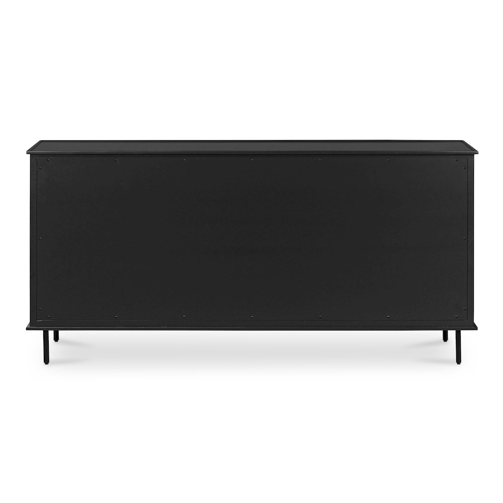 Reagan 6 Drawer Dresser Black