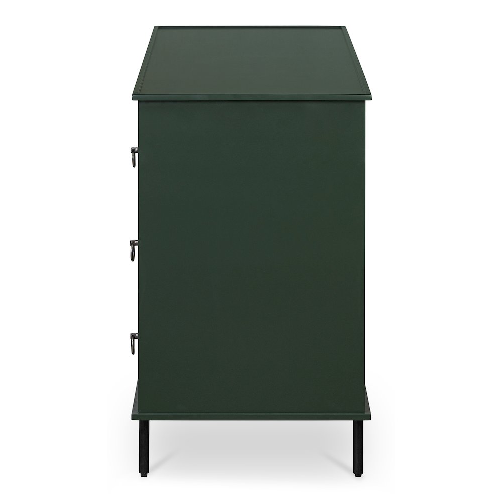 Reagan 6 Drawer Dresser Deep Green