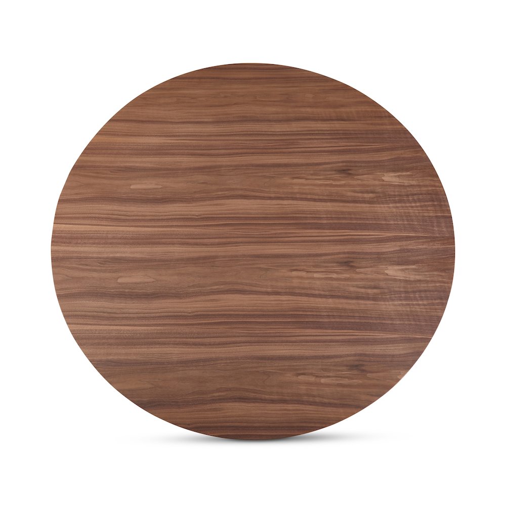 Otago Round 54In Dining Table Walnut Brown