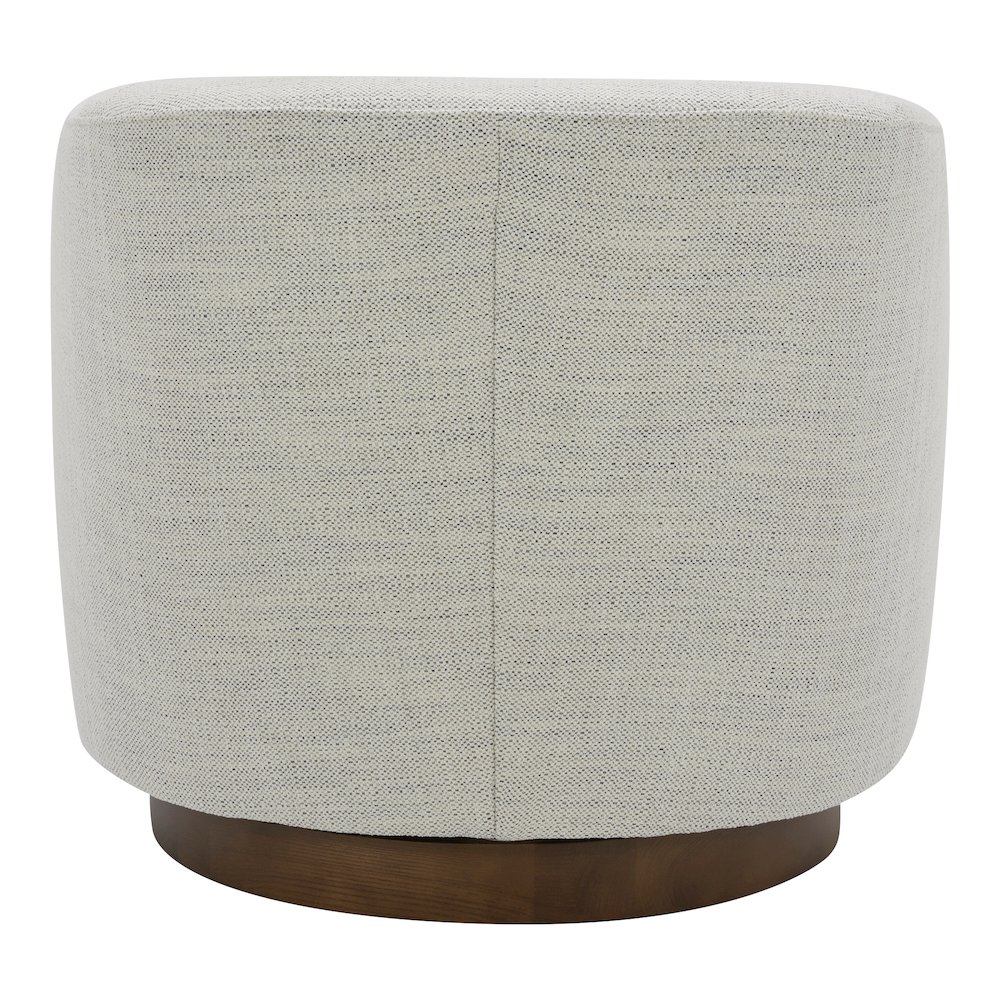 Oscy Swivel Chair Splashed White