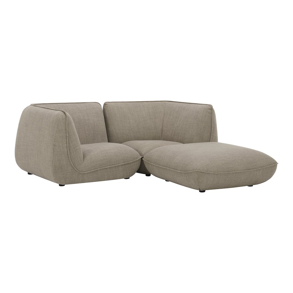 Zeppelin Nook Modular Sectional Speckled Pumice