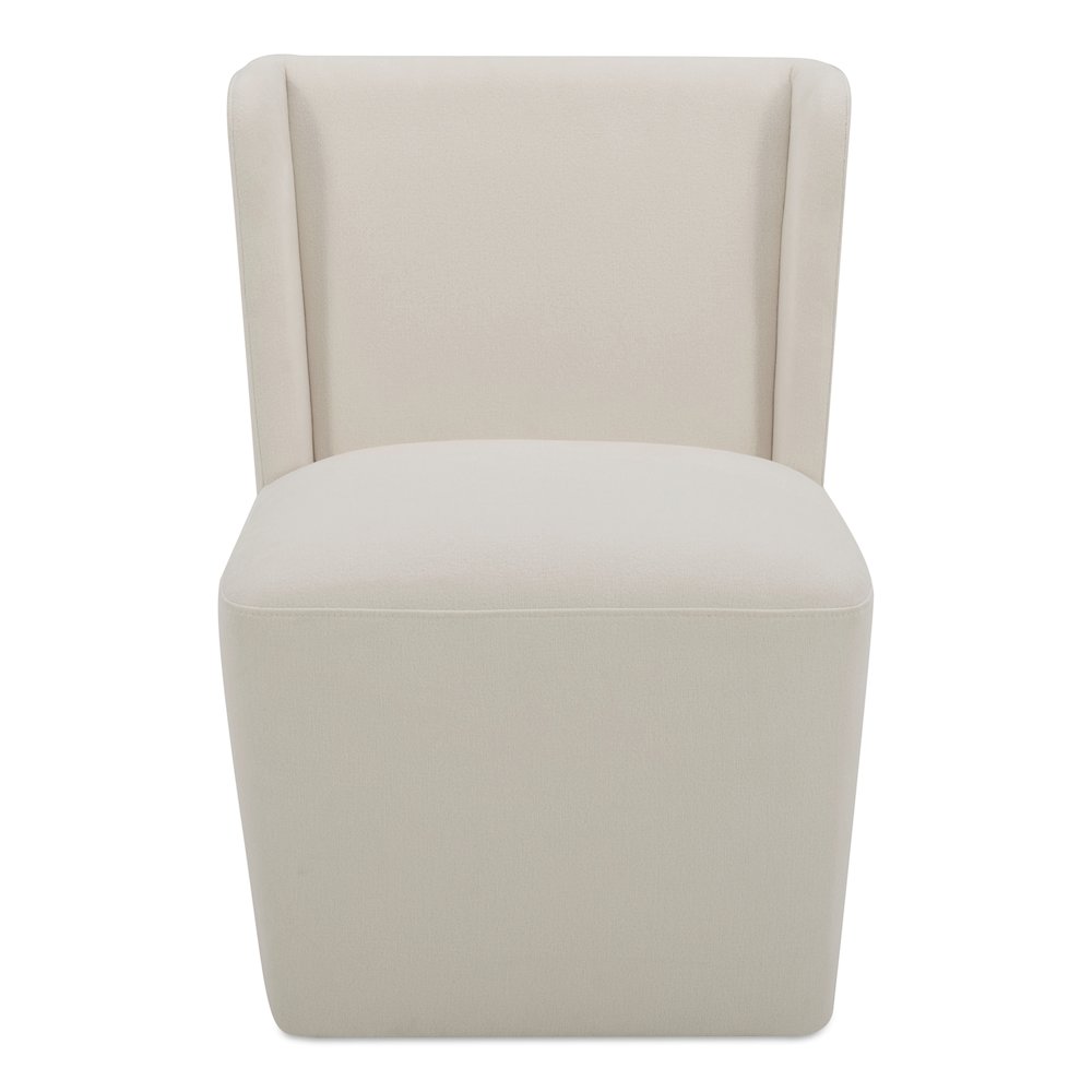 Cormac Rolling Dining Chair Cream
