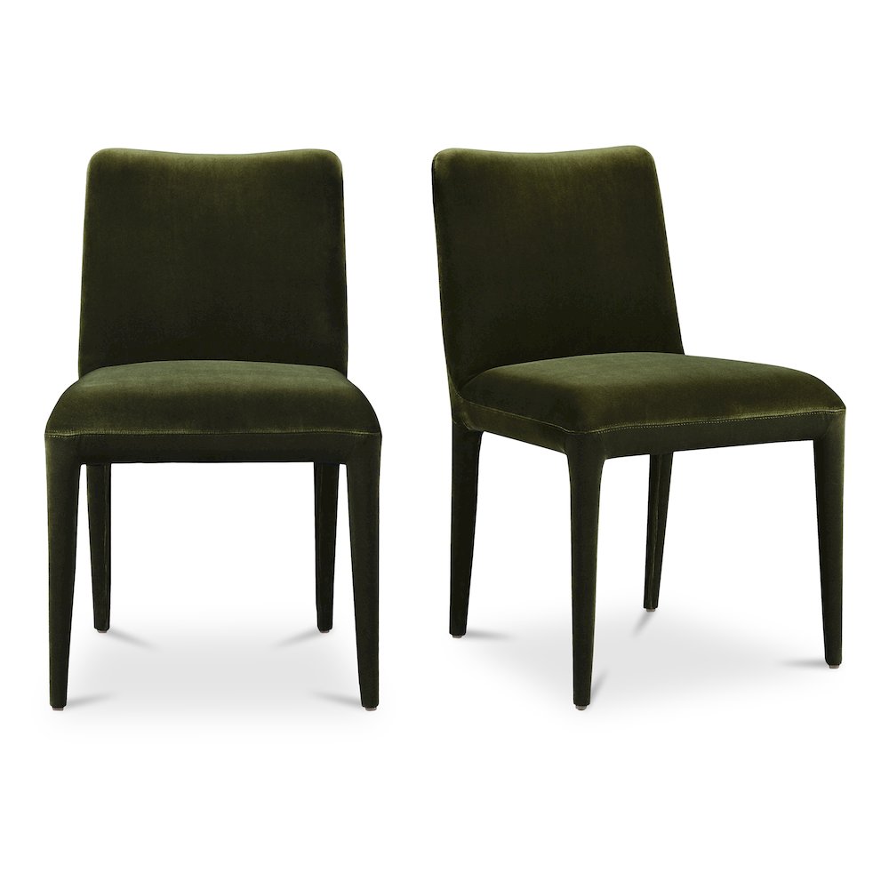 Calla Dining Chair Green Velvet – Set Of Two