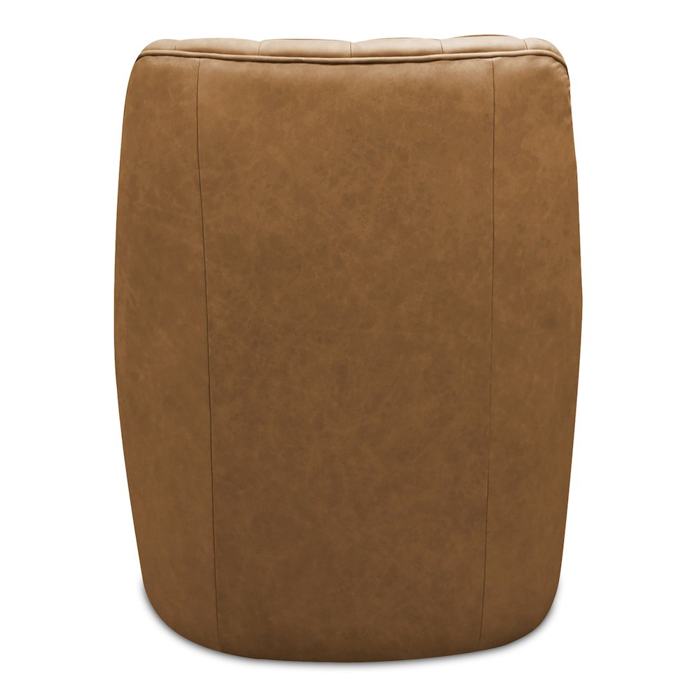 Bowie Swivel Chair Tan Leather