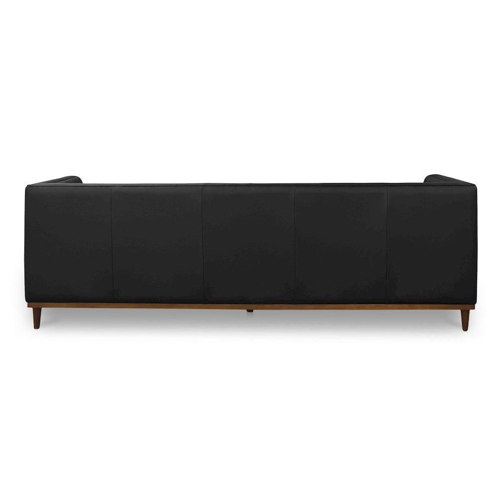 Fielder Sofa Black Leather