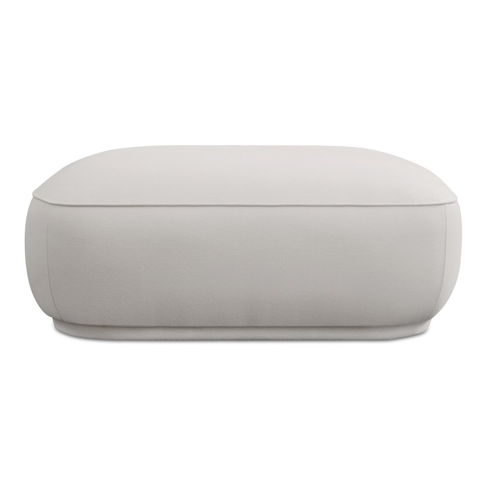 Marion Square Ottoman White