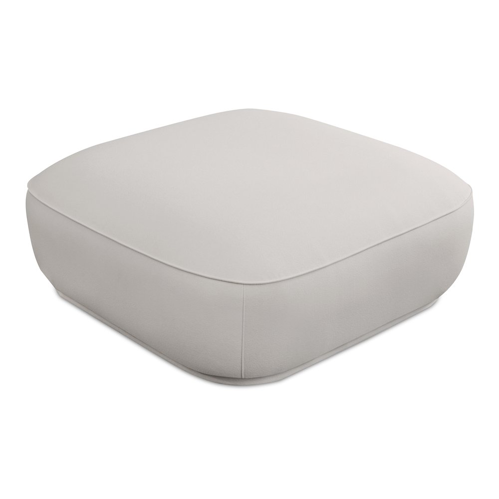 Marion Square Ottoman White