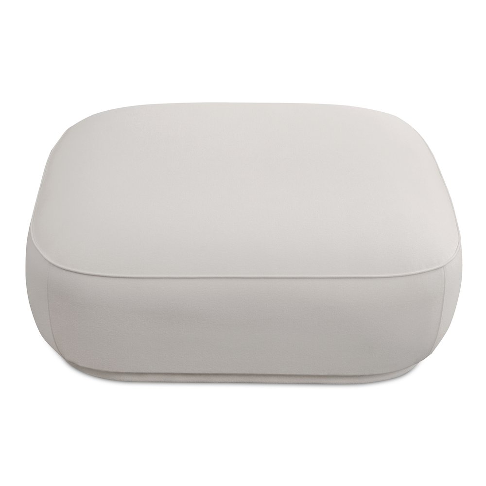 Marion Square Ottoman White