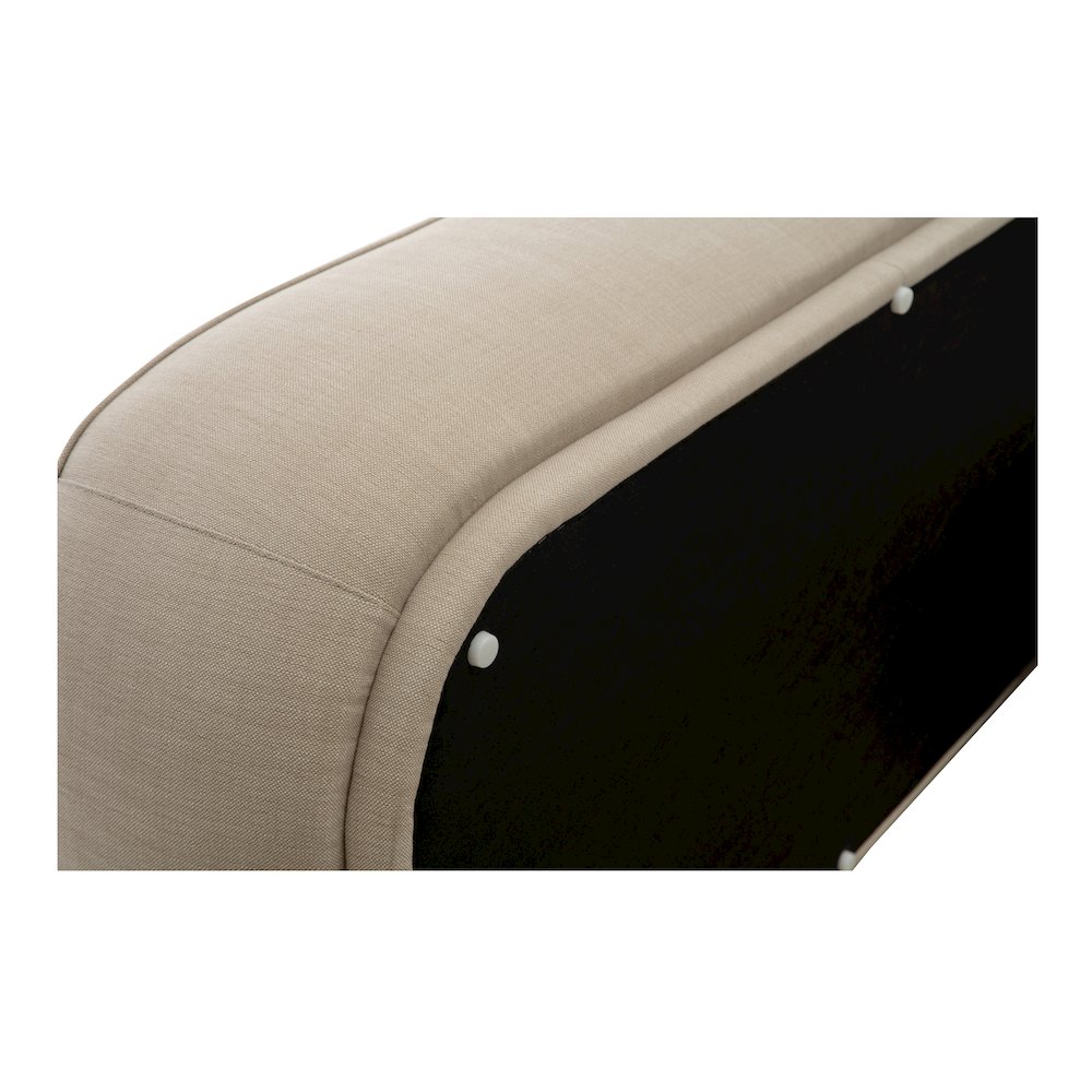 Marion Rectangular Ottoman Beige