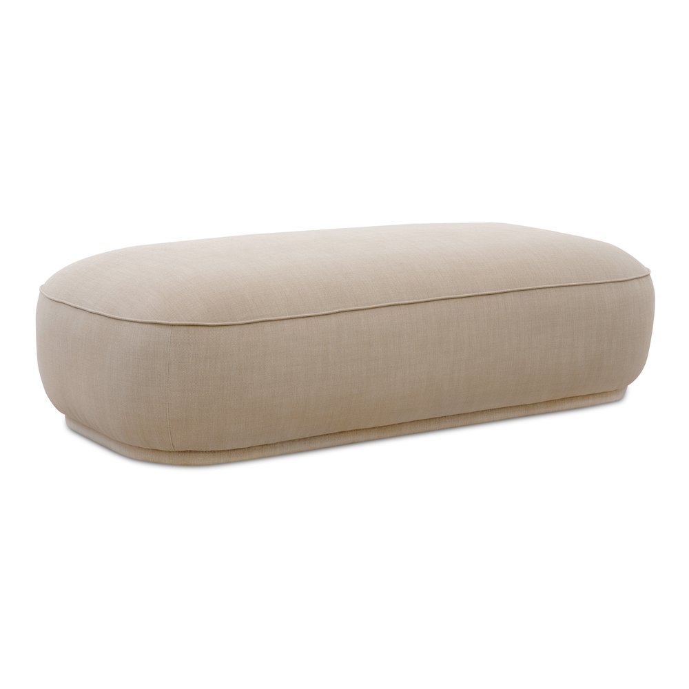 Marion Rectangular Ottoman Beige