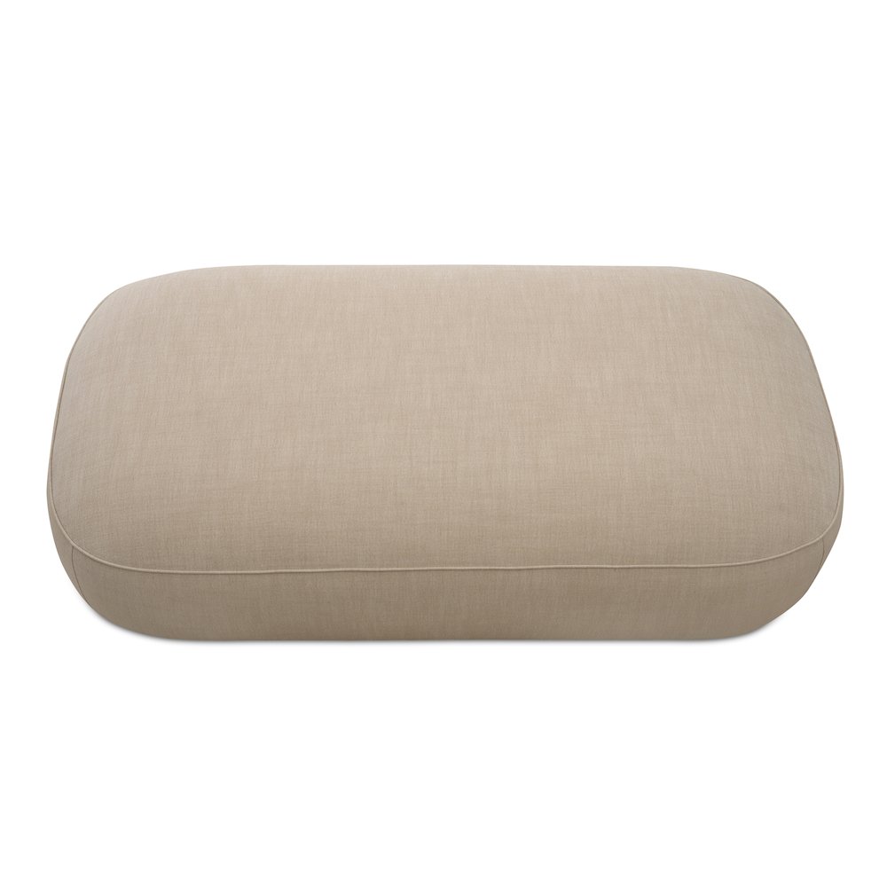 Marion Rectangular Ottoman Beige
